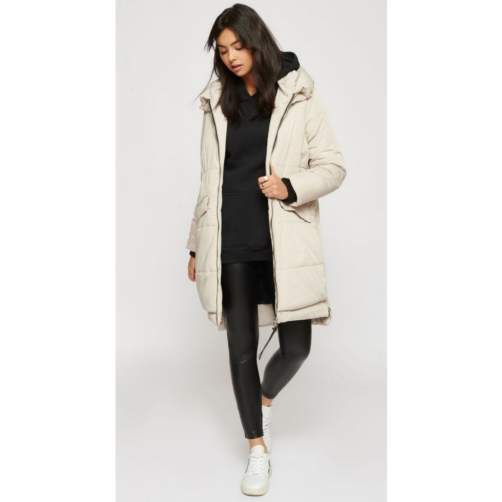 Dynamite Hooded City Puffer Jacket